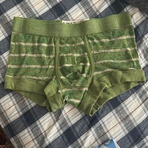 CIN2 hand me down medium green trunks